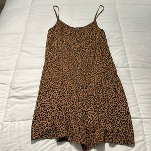 Cheetah print dress